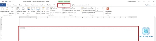 Hướng dẫn cách bỏ đánh số trang trong Word đơn giản nhất 2 cach bo danh so trang dellfcvietnam 2