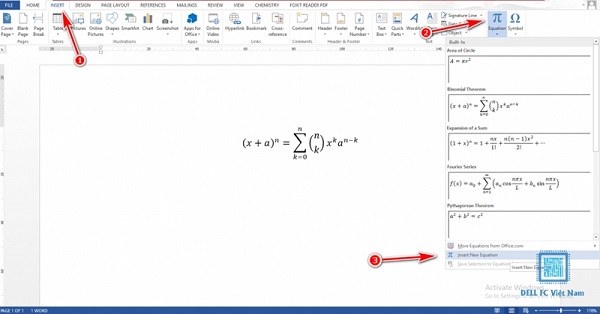 cach viet cong thuc trong word dellfcvietnam 1