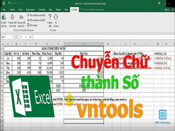 Hướng dẫn chuyển số thành chữ trong Excel dễ dàng nhất 1 chuyen so thanh chu trong excel dellfcvietnam 2