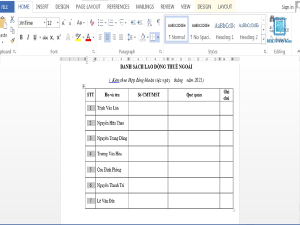 Hướng dẫn cách đánh số thứ tự trong Word đơn giản nhất 2 đánh số thứ tự trong word