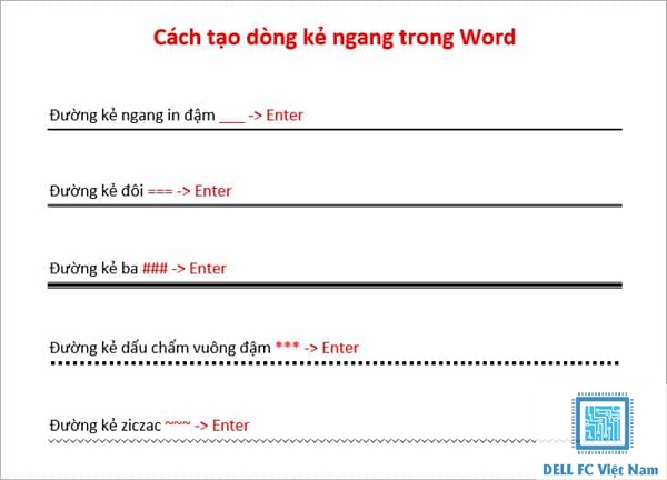tao dong ke trong word dellfcvietnam 3