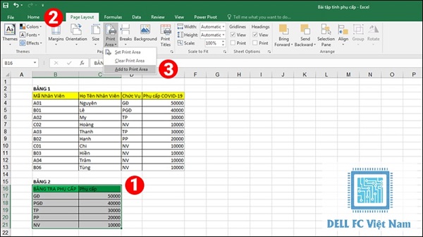 Hướng dẫn cách in Excel trên 1 trang giấy A4 đơn giản 4 cach in file excel dellfcvietnam 4