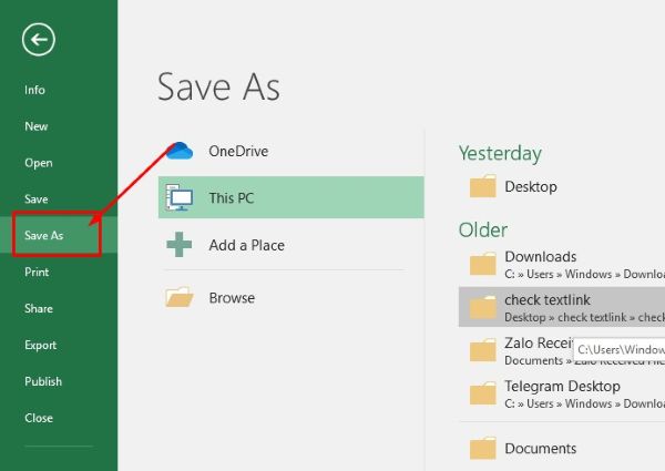 Khắc phục lỗi không lưu được file Excel sau khi chỉnh sửa chi tiết 2 khac phuc loi khong luu duoc file excel congngheaz 1