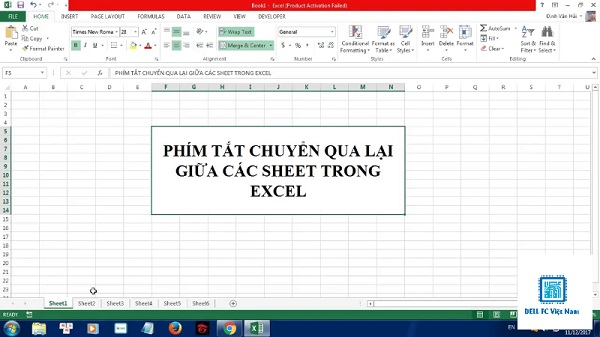 10+ Phím tắt chuyển sheet trong Excel SIÊU TỐC (2025) 1 phim tat chuyen sheet trong excel dellfcvietnam 1