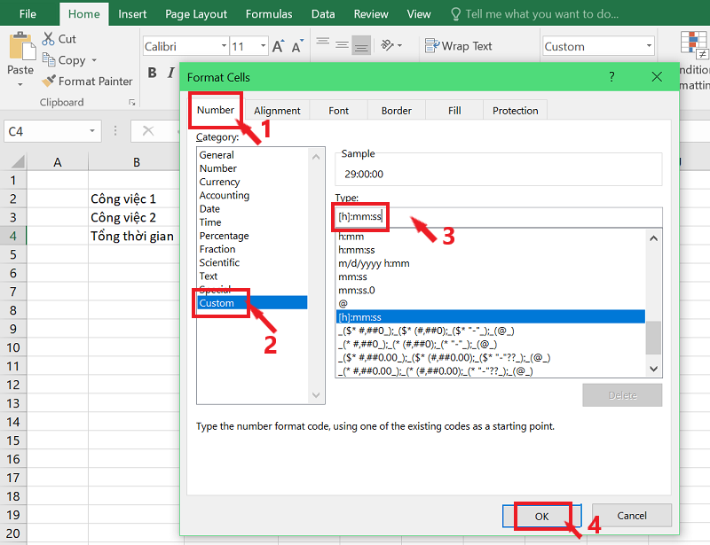 5+ Cách Tính Thời Gian Trong Excel Đơn Giản & Nhanh Chóng 1 cach tinh thoi gian trong excel dellfcvietnam 7