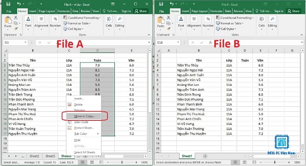 5+ Cách Gộp Nhiều Sheet Thành 1 Sheet Trong Excel Siêu Dễ 2 gop nhieu sheet thanh 1 sheet dellfcvietnam 2