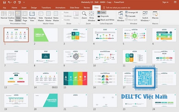 Hướng dẫn cách trình chiếu Powerpoint trên máy tính đơn giản 4 trình chiếu powerpoint