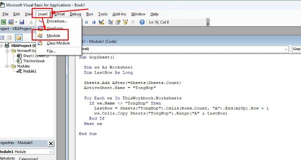 5+ Cách Gộp Nhiều Sheet Thành 1 Sheet Trong Excel Siêu Dễ 4 cach gop nhieu sheet thanh 1 sheet trong excel congngheaz 2