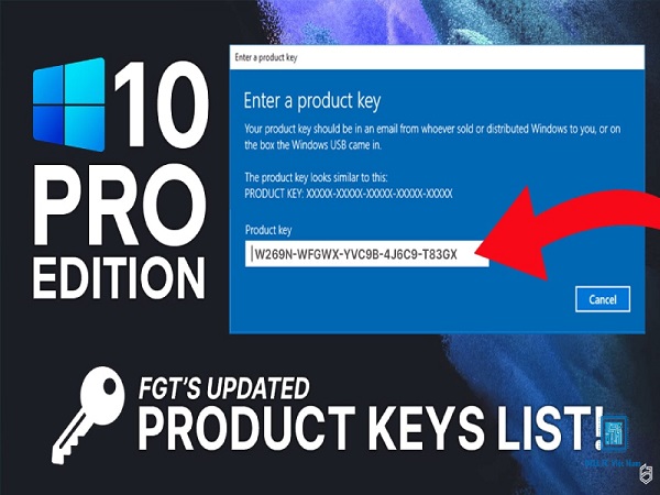 Share Product Key Win 10 Pro 64Bit/32Bit Vĩnh Viễn Mới Nhất 2023