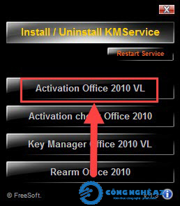 hình ảnh về cách active office 2010 profession plus dùng công cụ active office 2010 kmservice