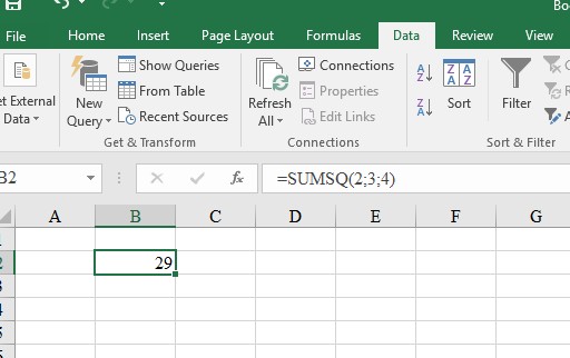 Hàm bình phương trong Excel là gì? Cách tính bình phương trong Excel? 3 ham binh phuong trong excel congngheaz 1