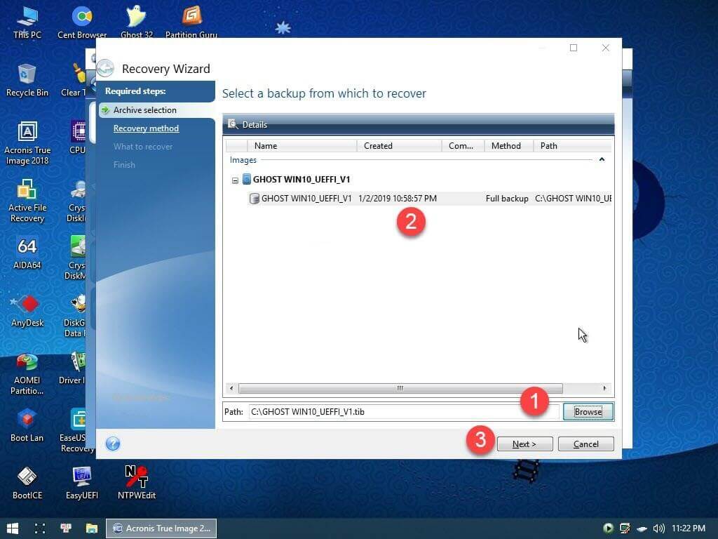 huong dan ghost win 10 64bit congngheaz 1