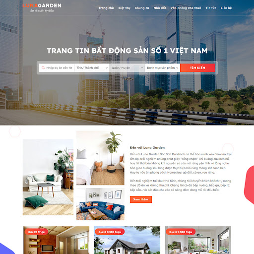 Vì sao nên mua theme wordpress bất động sản dựng sẵn ? 1 theme wordpress bat dong san