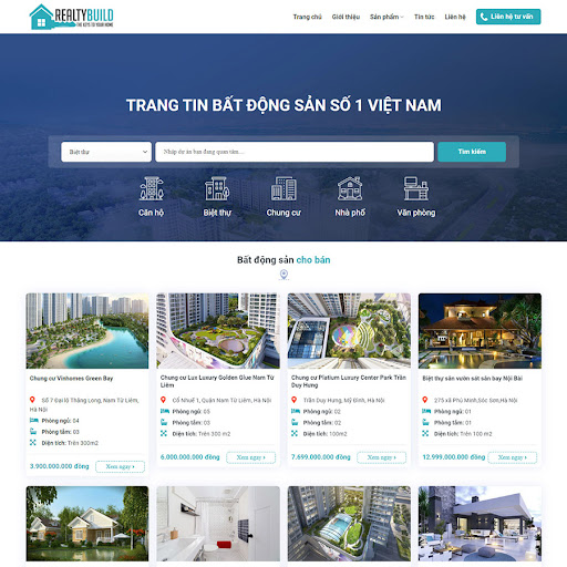 Vì sao nên mua theme wordpress bất động sản dựng sẵn ? 16 theme wordpress bat dong san 1