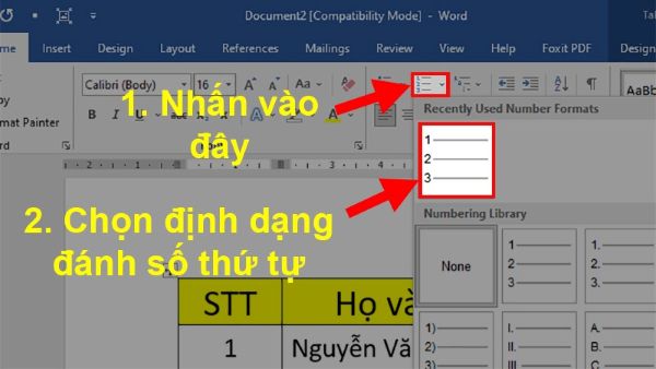 5 Cách Đánh Số Thứ Tự Trong Word Đơn Giản, Chi Tiết Nhất 2024 6 cach danh so thu tu trong word congngheaz 4