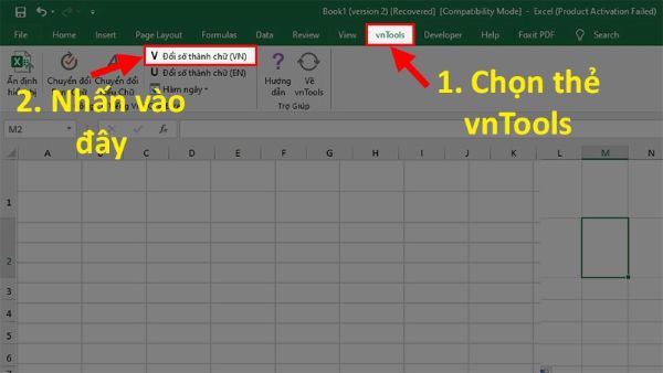 3 Cách Chuyển Số Thành Chữ Trong Excel Đơn Giản Nhất 2024 8 cach chuyen so thanh chu trong excel bang phan mem vn tools congngheaz 5