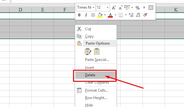 Cách xóa dòng trống trong Excel nhanh, đơn giản & chi tiết 2025 2 cach xoa dong trong excel congngheaz 1