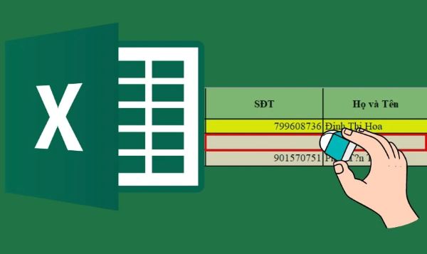 3+ Cách Xóa Dòng Trống Trong Excel Siêu Nhanh Cho Mọi Phiên Bản 25 cach xoa dong trong excel congngheaz