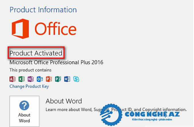 key office 2016 5