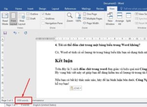 Đếm Chữ Trong Word: 3 Cách Đơn Giản Ai Cũng Làm Được