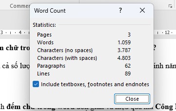 Đếm Chữ Trong Word: 3 Cách Đơn Giản Ai Cũng Làm Được 4 cach dem chu trong word congngheaz 4