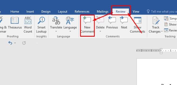 cach tao ghi chu trong word congngheaz 1