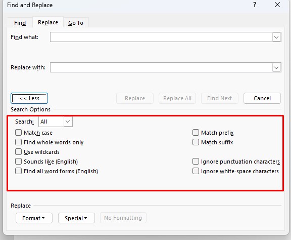 3 Cách Thay Thế Từ Trong Word Nhanh Chóng & Chính Xác Nhất 4 cach thay the tu trong word congngheaz 3