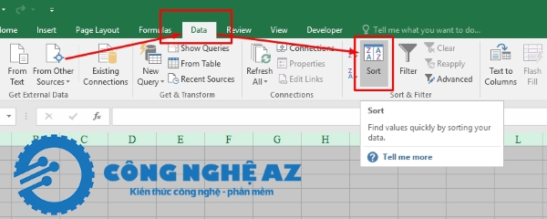 Cách xóa dòng trống trong Excel nhanh, đơn giản & chi tiết 2025 8 cach xoa dong trong trong excel bang sort hoac cot phu helper column congngheaz