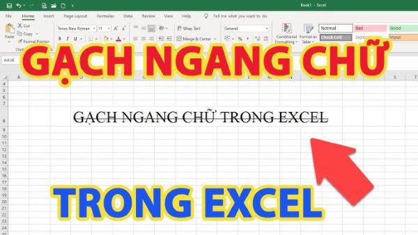5 Cách Gạch Ngang Chữ Trong Excel Nhanh & Hiệu Quả 2025 19 cach gach ngang chu trong excel congngheaz