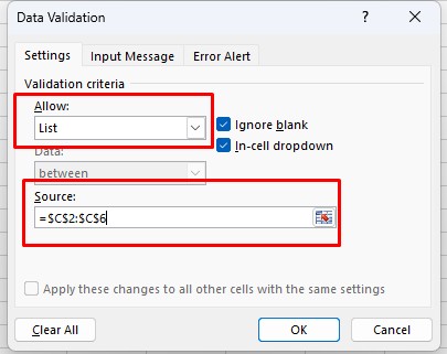 3+ Cách Tạo Drop List Trong Excel Đơn Giản Nhất 2025 3 cach tao lua chon trong excel tu du lieu co san congngheaz 1