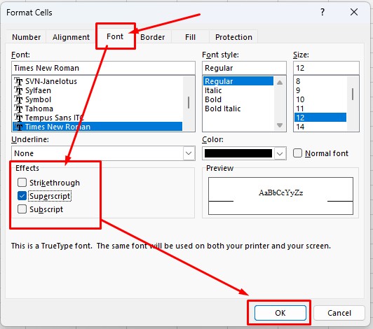 Cách Viết Số Mũ trong Excel: 5+ Cách Đơn Giản & Nhanh Chóng 2 cach viet so mu trong excel congngheaz 1