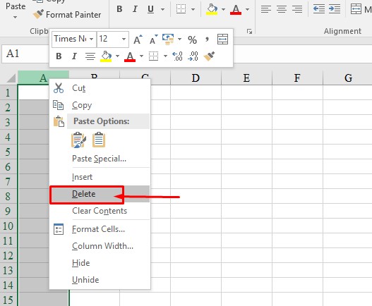 3 Cách Xóa Cột Trong Excel Siêu Nhanh Cho Mọi Phiên Bản 2025 2 cach xoa cot trong excel congngheaz 1