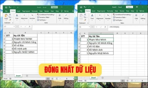 Hàm PROPER Trong Excel: Cách Viết Hoa Chữ Cái Đầu Mỗi Từ 2025 1 ham proper trong excel congngheaz 1