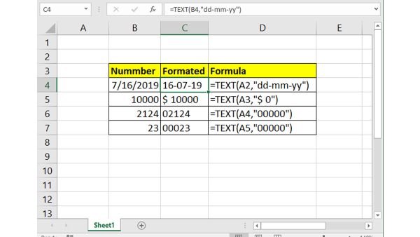 ham text trong excel congngheaz 1