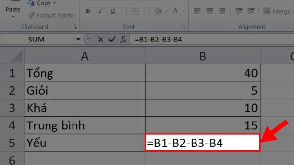 Hàm Trừ Trong Excel: 3+ Cách Tính Cực Đơn Giản Cho Người Mới 2 ham tru trong excel congngheaz 1
