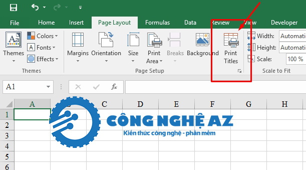 meo nang cao cach danh so trang trong excel congngheaz