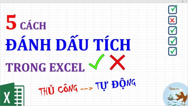 5+ Cách Đánh Dấu Tích Trong Excel Cực Đơn Giản Cho Mọi Người 28 cach danh dau tich trong excel congngheaz