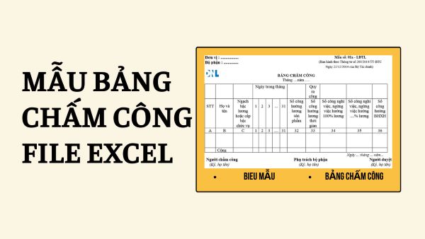 mau bang cham cong excel congngheaz