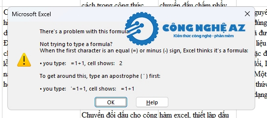Cách đổi dấu chấm phẩy thành dấu phẩy trong Excel chi tiết nhất 2025 2 cach doi dau cham phay thanh dau phay trong excel congngheaz 2