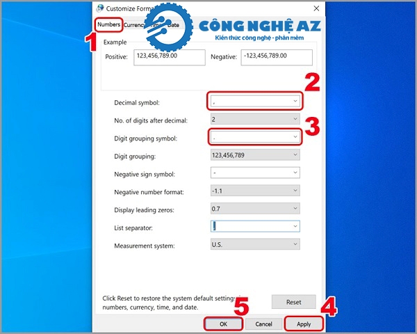 Cách đổi dấu chấm phẩy thành dấu phẩy trong Excel chi tiết nhất 2025 6 cach doi dau cham phay thanh dau phay trong excel congngheaz 6