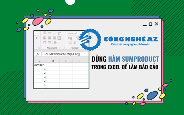 Hàm SUMPRODUCT trong Excel là gì? Cú pháp & cách dùng hàm SUMPRODUCT 1 ham sumproduct trong excel la gi congngheaz
