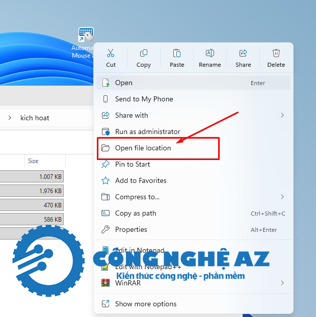 huong dan cai dat automatic mouse and keyboard congngheaz 6