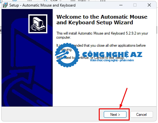 huong dan cai dat automatic mouse and keyboard congngheaz