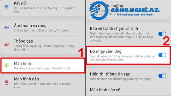 Cách cài đặt nhấn 2 lần mở màn hình SamSung chi tiết, đơn giản 2025 4 cach cai dat nhan 2 lan mo man hinh samsung congngheaz 4
