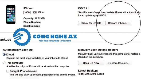 cach khac phuc iphone bi man hinh xanh roi tat nguon congngheaz 8