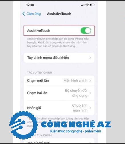 cach tat man hinh iphone khong can nut nguon congngheaz 2
