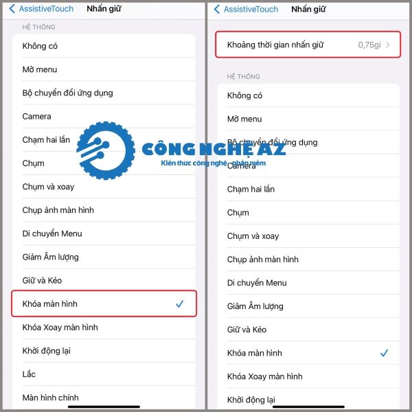 cach tat man hinh iphone khong can nut nguon congngheaz 8