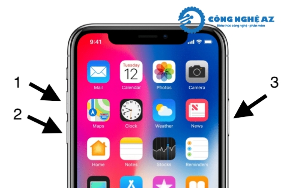 cach tat nguon iphone khong can truot man hinh congngheaz 1