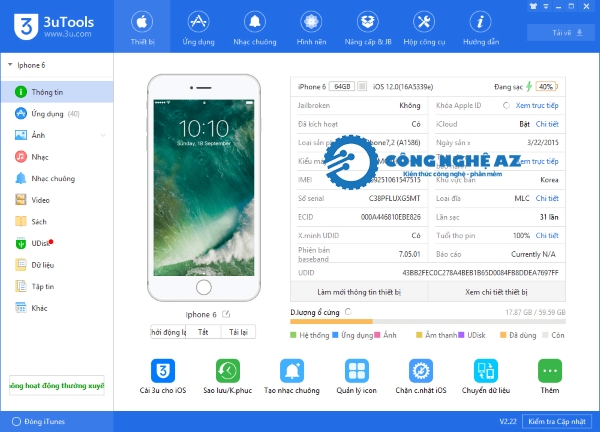 cach tat nguon iphone khong can truot man hinh congngheaz 6