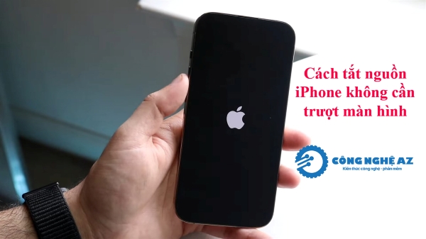 cach tat nguon iphone khong can truot man hinh congngheaz